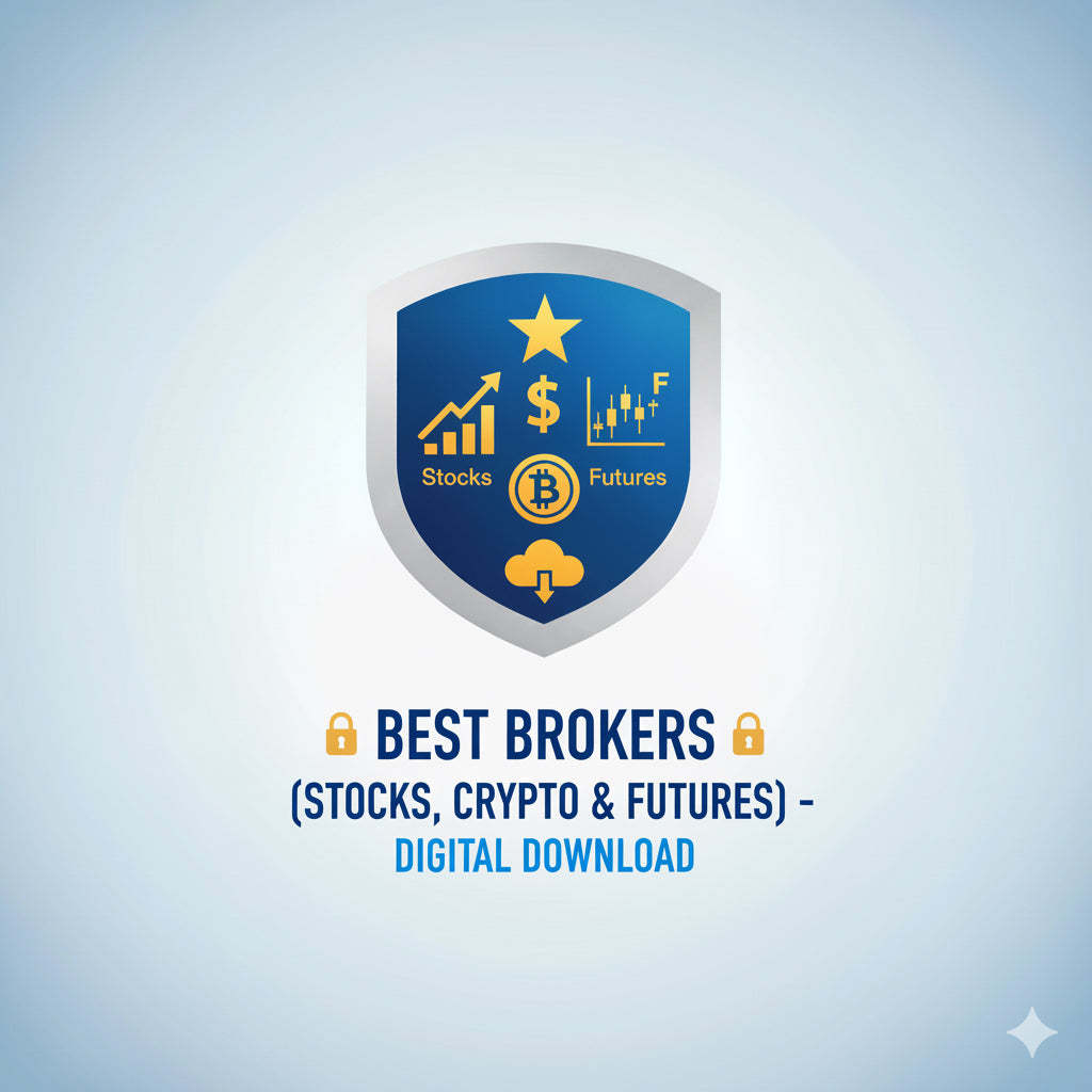 The Best Brokers (Stocks, Crytpo & Futures) - DIGITAL DOWNLOAD