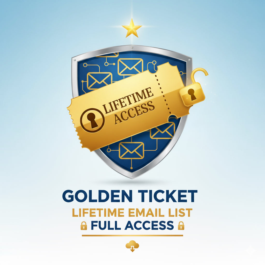 Golden Ticket Lifetime Email List - FULL ACCESS