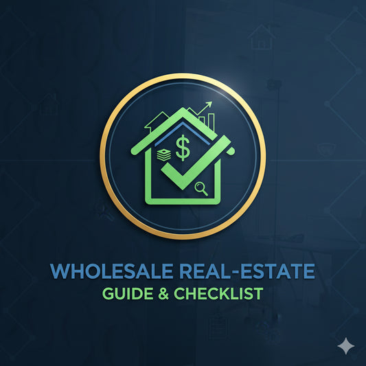 Wholesale Real-Estate Guide & Checklist